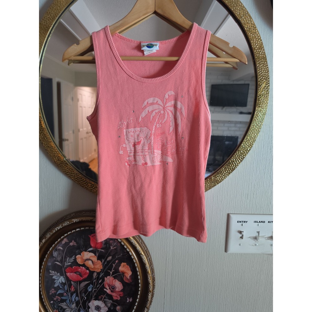 Universal Studios Orlando Vintage med Scoopneck Ribbed Tank Top sponge bob